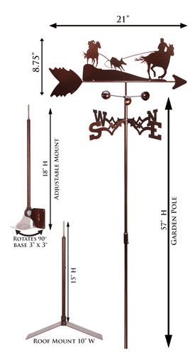 Team Roper Weathervane