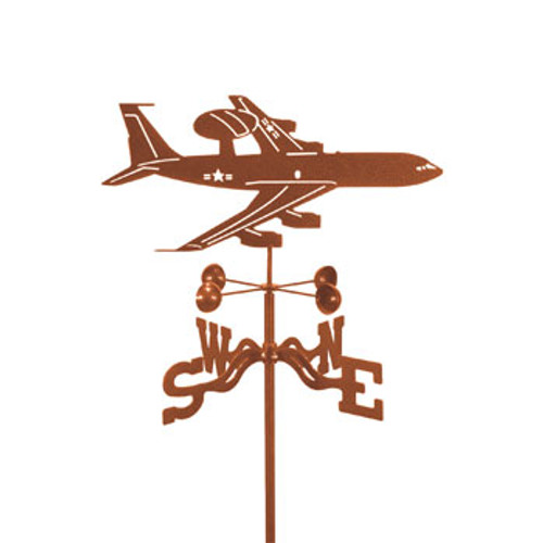 Airplane-AWACS Weathervane With Mount