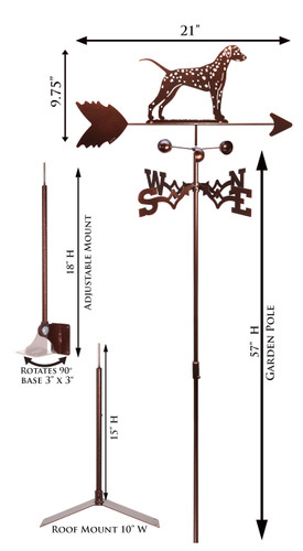 Dalmatian Weathervane