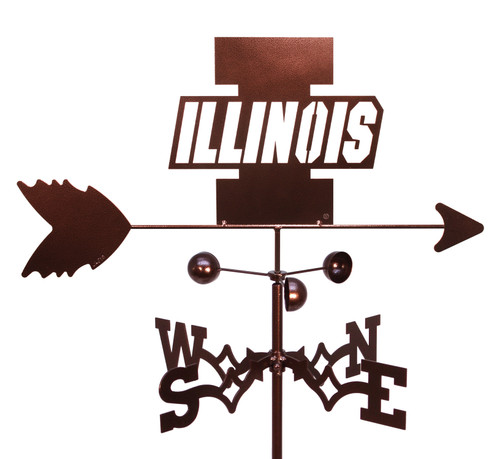 Illinois Illini Weathervane