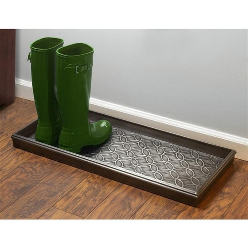 2 Boot Tray Utility Doormat Shoe Mud Catcher Liner Garden Drip
