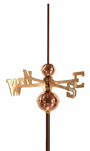 Traditional Weathervane Assembly Kit- Extra Large Brass