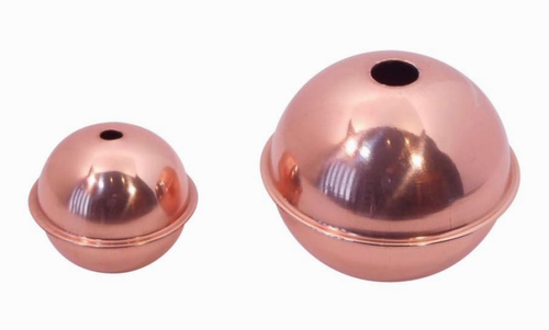 Traditional Spacing Globes- Small Copper Set