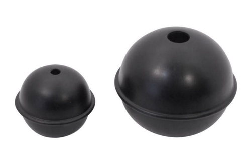 Dalvento Spacing Globes- Large Black Steel Set