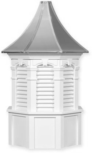 Cupola - Oxford 42Lx42Wx82H - Metal Top