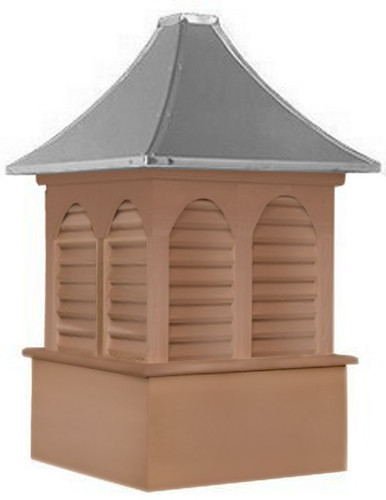 Cupola - Dalton - Cedar PVC - 30Lx30Wx60H - Metal Top