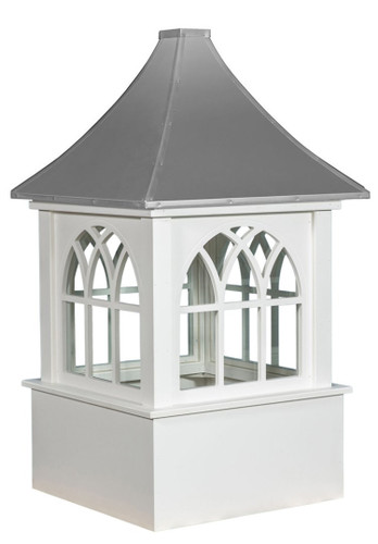 Cupola - Roxbury - Azek - 48" Sq. x 96" High – Metal Top