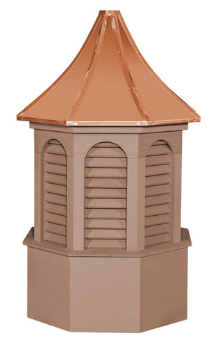 Cupola - Kingston - Cedar PVC - 30Lx30Wx59H