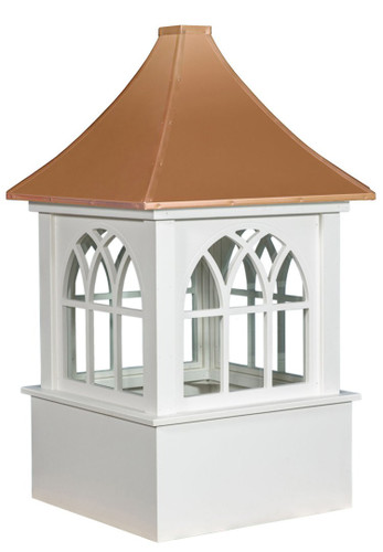 Cupola - Roxbury - Azek - 30" Sq. x 62" High - Copper Top