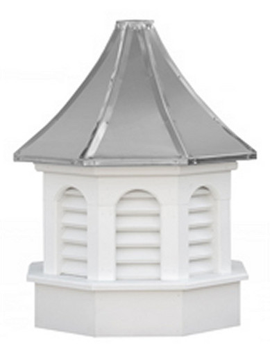 30" AZEK KINGSTON CUPOLA - GAZEBO - METAL TOP