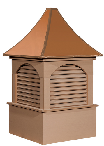 Cupola - Dalton - Cedar PVC - 60Lx60Wx113H – Copper Top