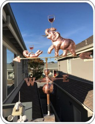 Custom Copper Weathervane Sample 7