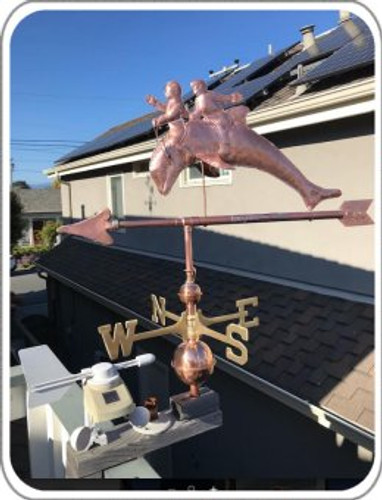 Custom Copper Weathervane Sample 7