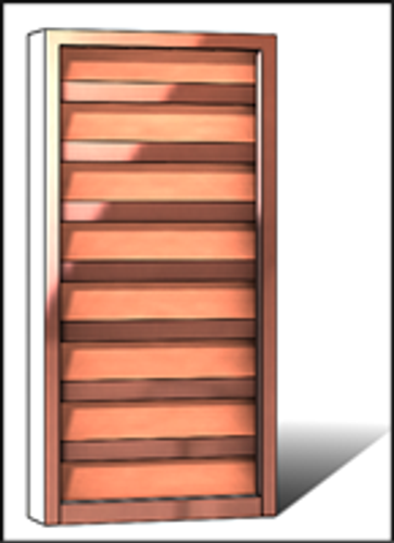 Rectangular Copper Louver Vents