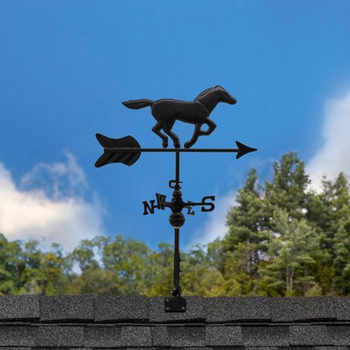 Good Directions 801KR Modern Farmhouse-Inspired Horse Weathervane – Black Finish