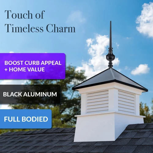 27" Victoria Aluminum Rooftop Finial with Roof Mount by Good Directions