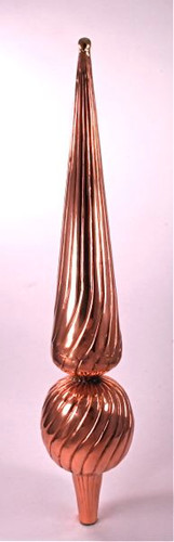 Finial - Medium Florentine- Copper