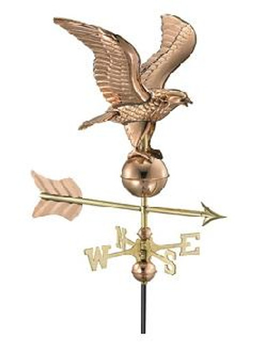 Weathervane - Eagle - Polished With Mount