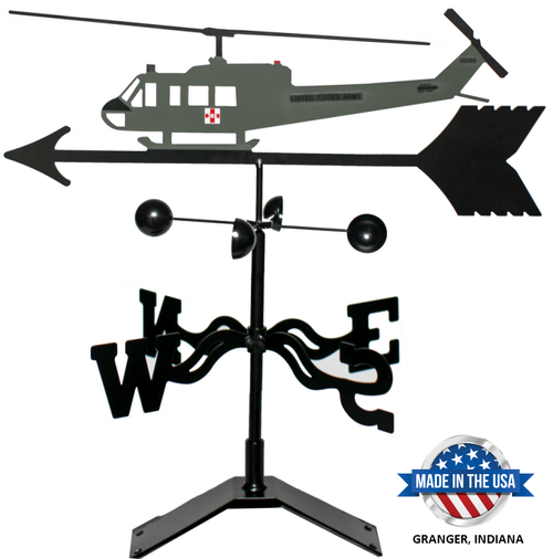 Helicopter Weathervanes Bell Huey and Jet Ranger