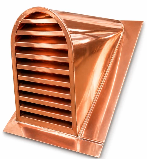Copper Roof Gable Vent or Dormer - 22x34 Tombstone