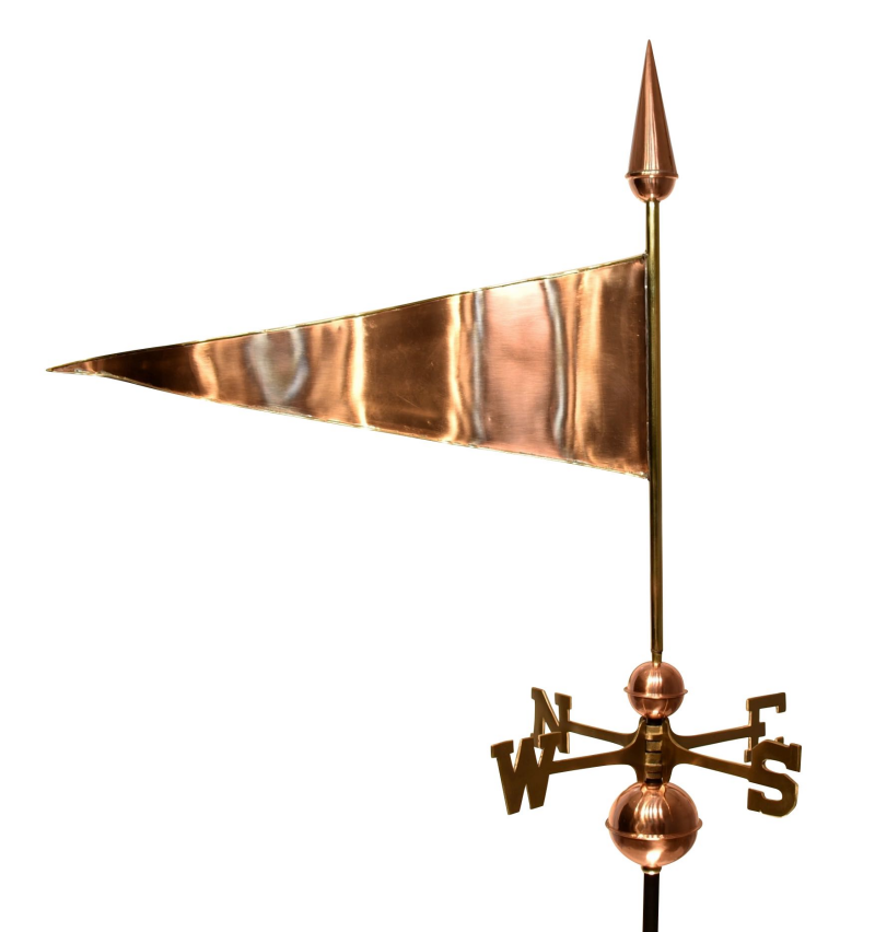 210C Dalvento 27" Pennant Weathervane with Traditional Directionals