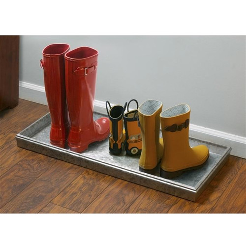 Galvanized Boot Tray