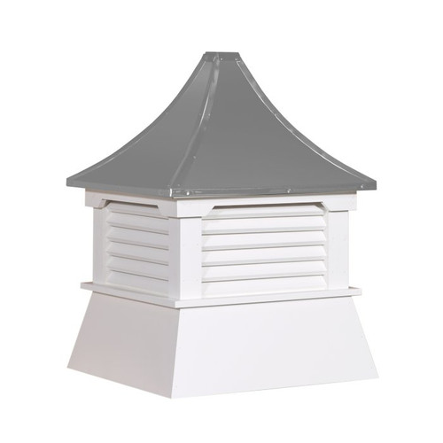 825EV-M Cupola - Elite Shed: Azek - Pagoda Metal Top - 25Lx25Wx30H