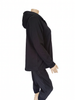 Hooded Zip up Sweat Jacket with Shaped Hem