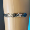 Angel wings cuff bangle