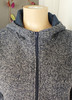"Snug as a bug" zip up woolen hooded Jacket