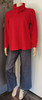 Burmese Cowel Neck Jersey top, Red Size M *50% off 1 only*