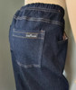 Summer weight Kaiteki full-length Pull-on stretch Jeans, size S, dark blue *1 only 50% off*