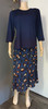  Woven swing Skirt, size M, Navy leopard,*1 only 50% off*