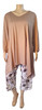  Drop Hem Tunic, 4XL, Beige, *1 only 50% off*