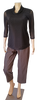 Nancy Pant - 7/8 length with pockets