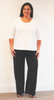  Winter weight ponte Soda Pants - long, Black 4XL, *1 only 50% off*