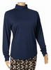 Turtleneck extra-long sleeved top - Viscose