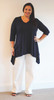 Drop Hem Tunic Black size S *1only 50% off*