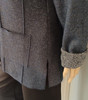 Pocket, seaming and split details