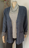 River cardigan (Snug as a bug fabric) Denim size L *50% off 1 only*