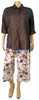 Linen  Shirt - long sleeved size L charcoal *50% off 1 only*