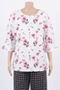 May 3/4 sleeve linen top