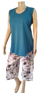  Cotton Spandex - Longline Singlet