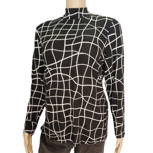 Turtleneck long sleeved top - Viscose