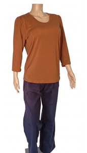 Viscose  T-shirt - 3/4 sleeve - All Necklines