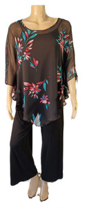  Brendas Kaftan top, smoke, L/XL, *1 only 50% off*