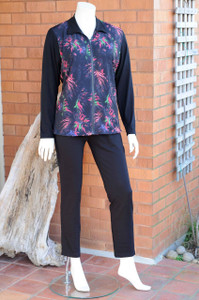 Sweatshirt Leggings - full length 3xl black *1 only 50% off*