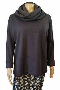 Pictured with infinity scarf to create this look