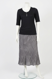  Crinkle Skirt Grey size L *50% off 1 only*