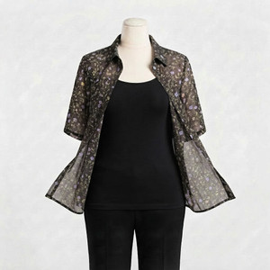 Pollyanna Spring blouse, short sleeve